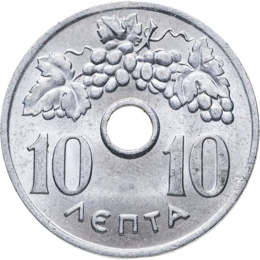 Греция 10 лепт 1969