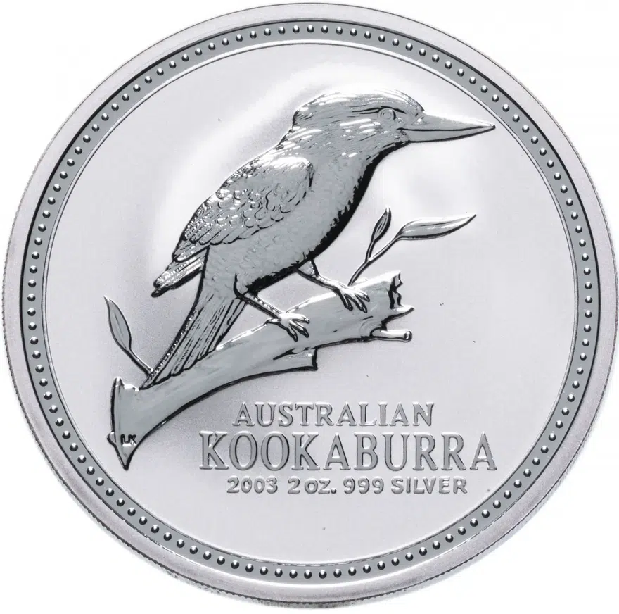 Австралия 2 доллара (dollars) 2003 "Австралийская Кукабарра"