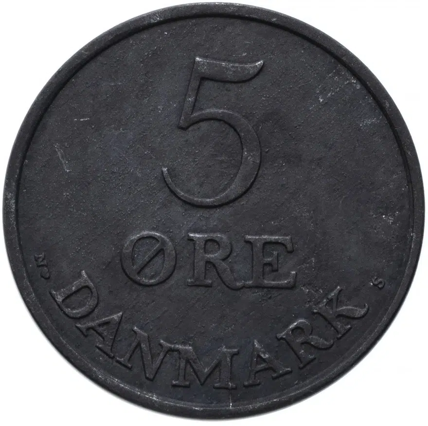 Дания 5 эре (ore) 1950