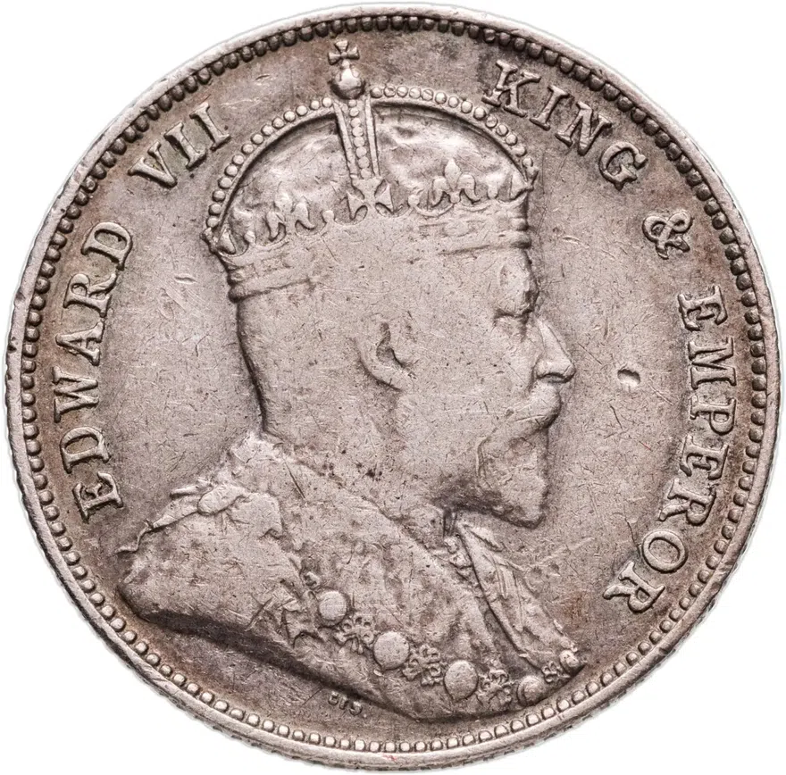 Стрейтс Сетлментс 20 центов (cents) 1903, реверс