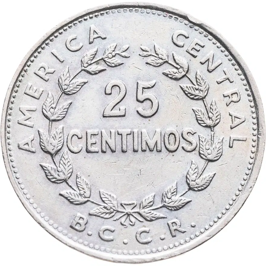 Коста-Рика 25 сентимо (centimos) 1967