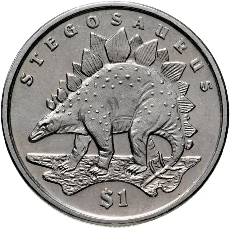 Сьерра-Леоне 1 доллар (dollar) 2006  Динозавры - Стегозавр