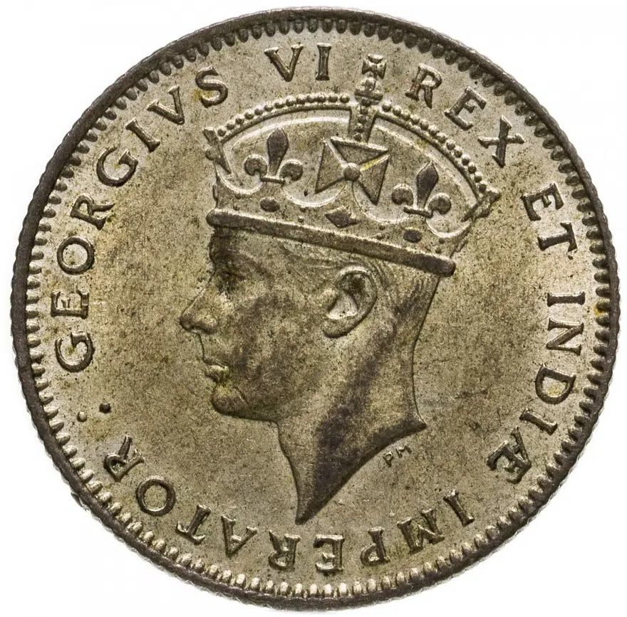 Британская Восточная Африка 50 центов (cents) 1942, реверс