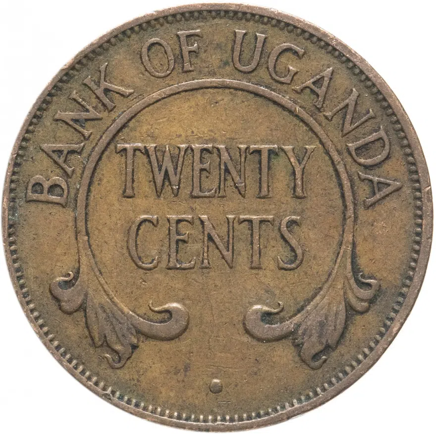 Уганда 20 центов (cents) 1966