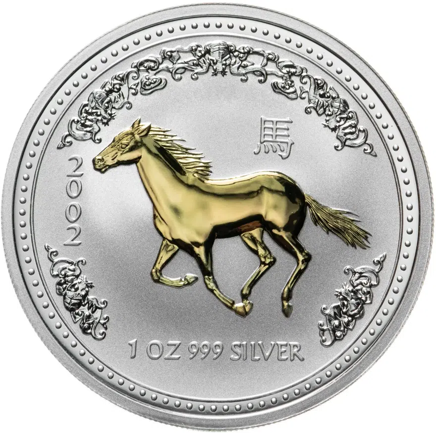 Австралия 1 доллар 2002 "Год лошади"
