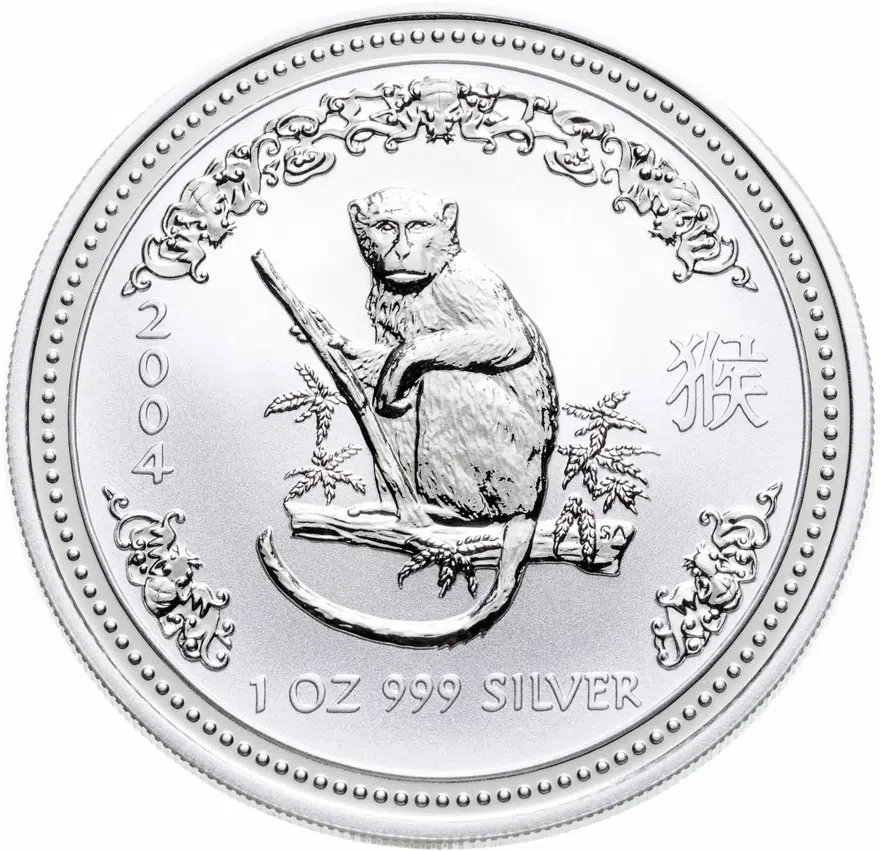 Австралия 1 доллар (dollar) 2004  Year of the Monkey (год Обезьяны)