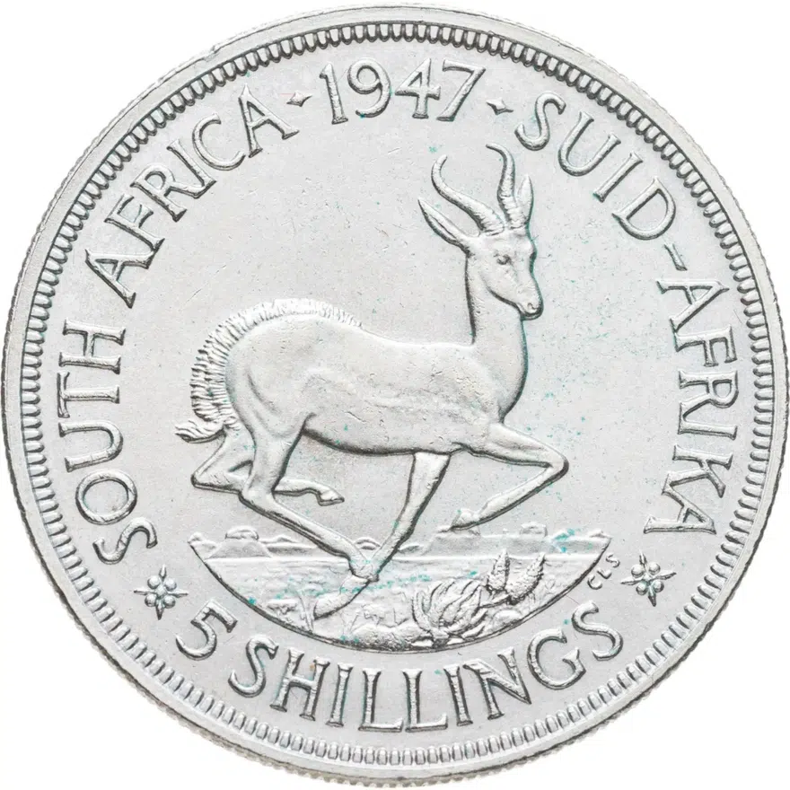 ЮАР 5 шиллингов (shillings) 1947