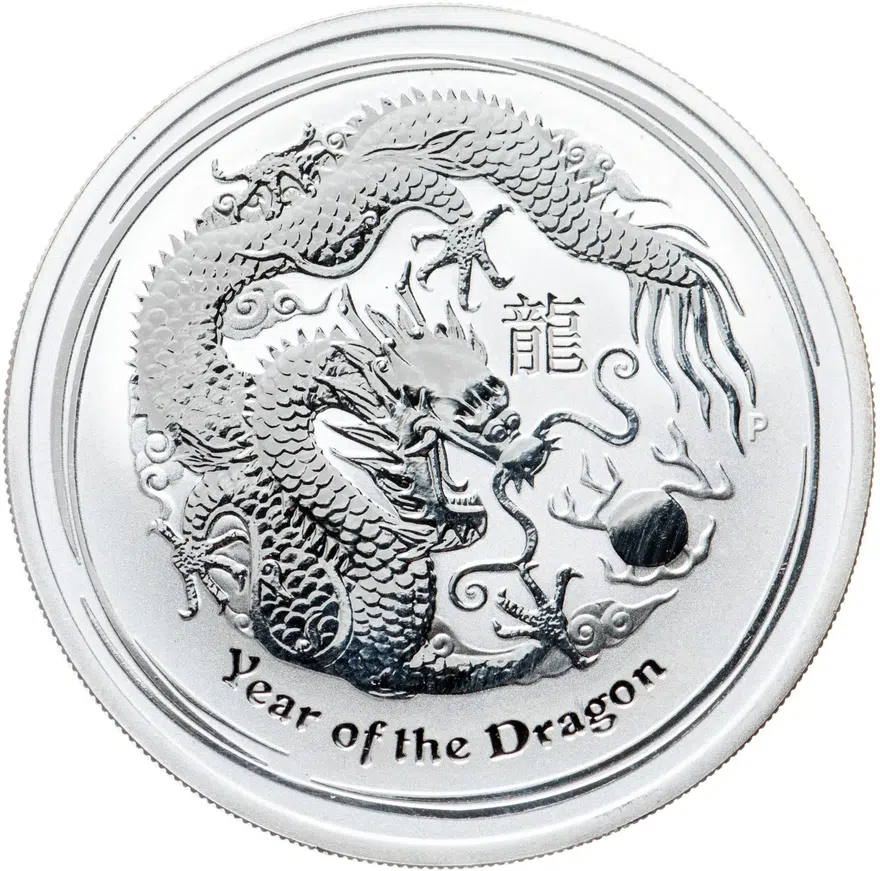 Австралия 1 доллар (dollar) 2012 P Year of the Dragon (год Дракона), аверс