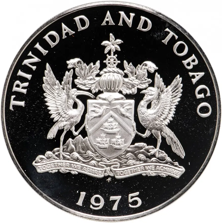 Тринидад и Тобаго 5 долларов (dollars) 1975, реверс