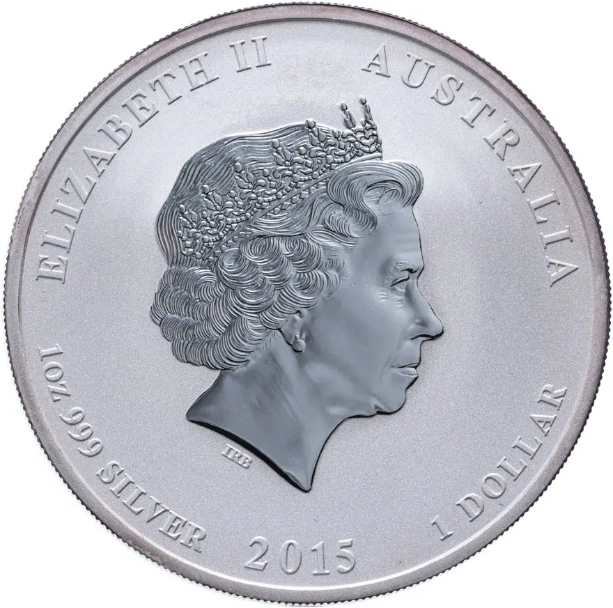 Австралия 1 доллар (dollar) 2015 P Year of the Goat (год Козы), реверс