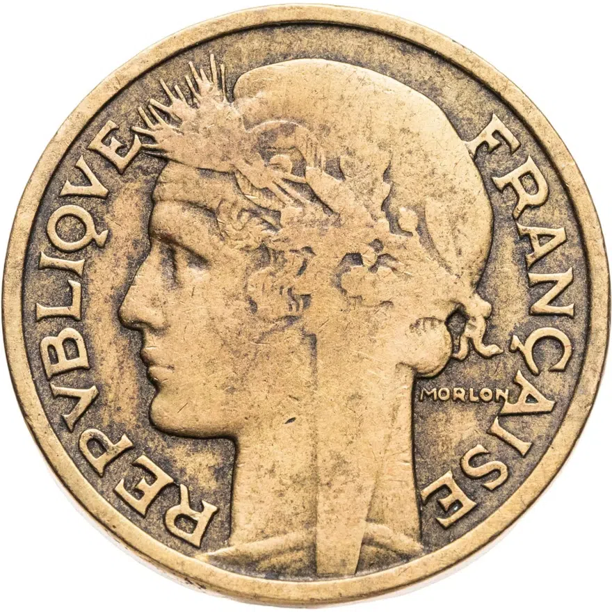 Франция 2 франка (francs) 1932, аверс