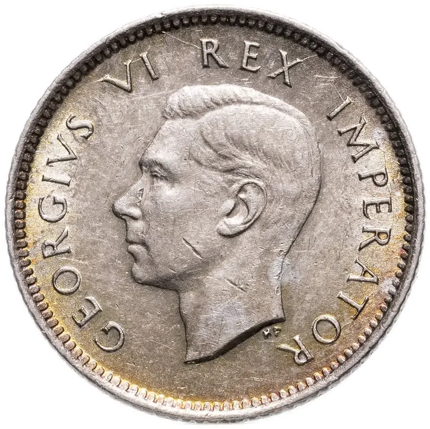 ЮАР 6 пенсов (pence) 1942, реверс