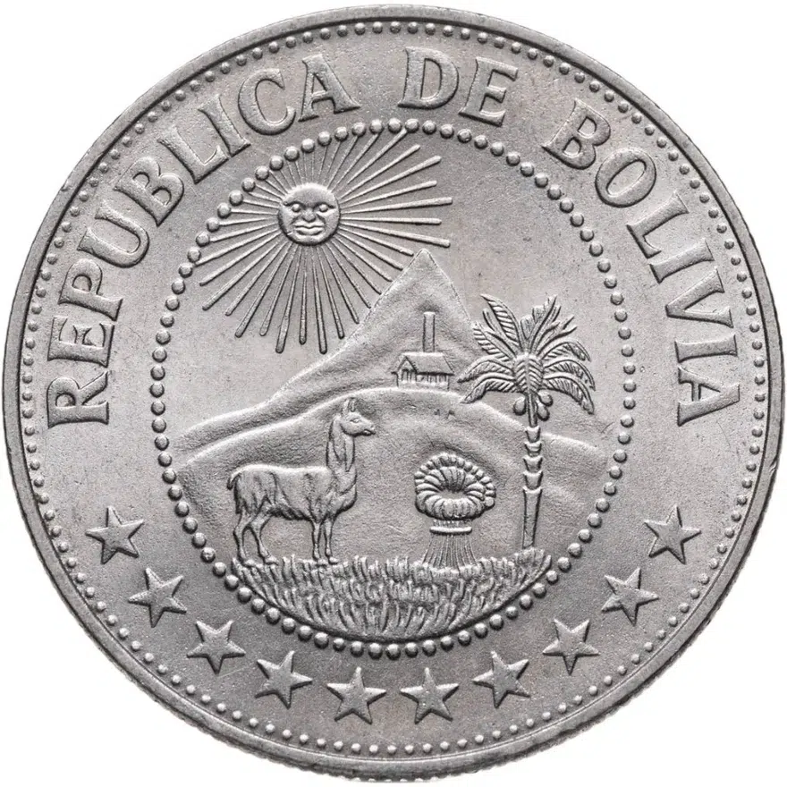 Боливия 1 песо (peso) 1969