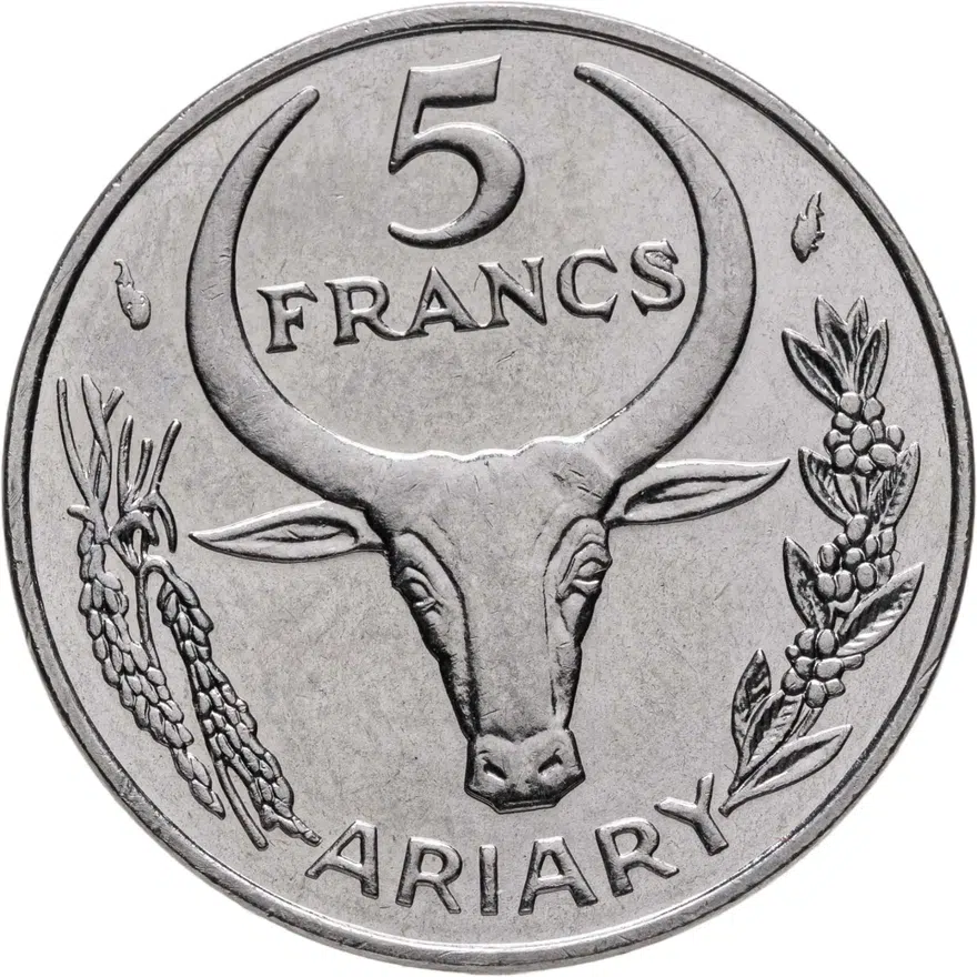 Мадагаскар 5 франков (francs) 1983