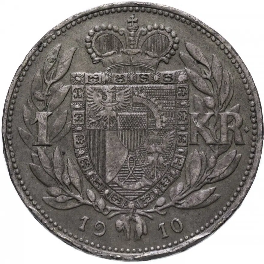 Лихтенштейн 1 крона (krone) 1910