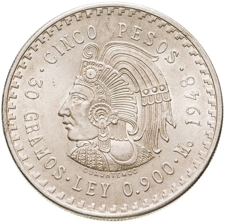 Мексика 5 песо 1948