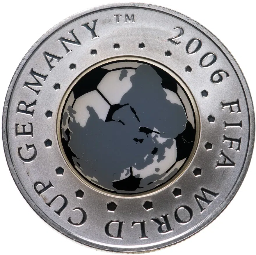 Беларусь 20 рублей 2005  Чемпионат мира по футболу 2006