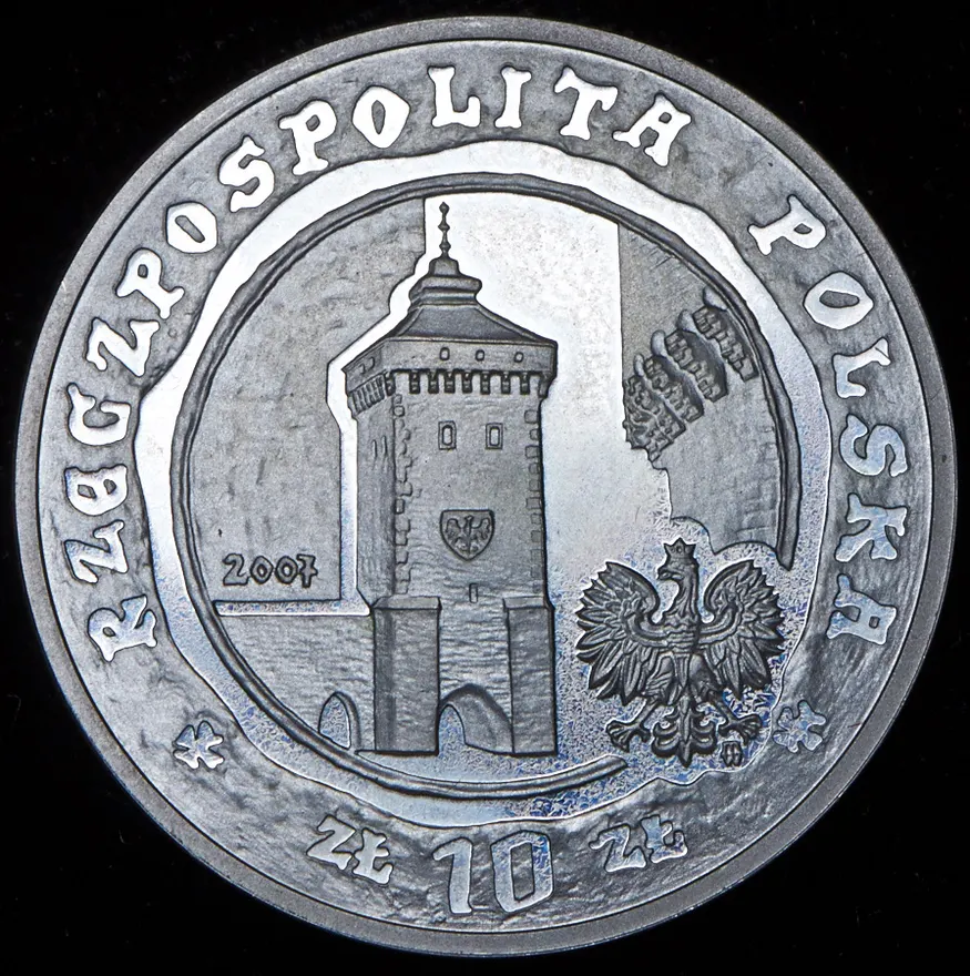 Польша 10 злотых (zlotych) 2007  150 лет со дня рождения Конрада Коженёвского