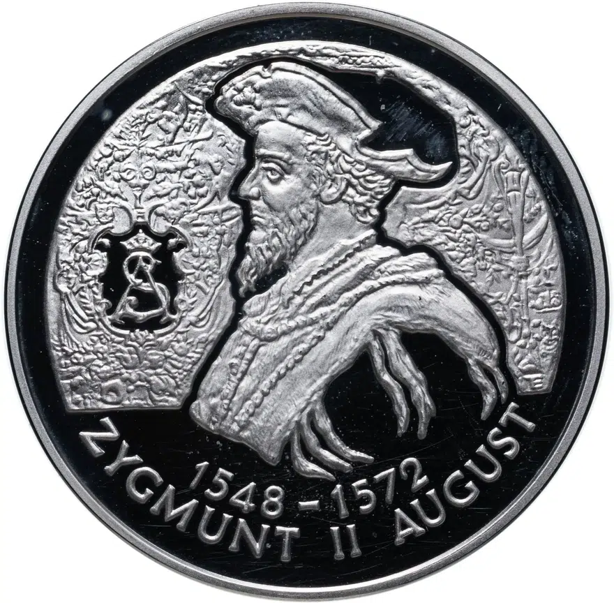 Польша 10 злотых (zlotych) 1996  Польские Короли - Сигизмунд II Август (1548—1572) /маленький портрет/