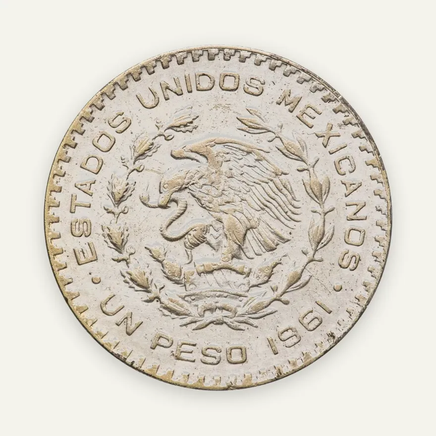 Мексика 1 песо (peso) 1961, реверс