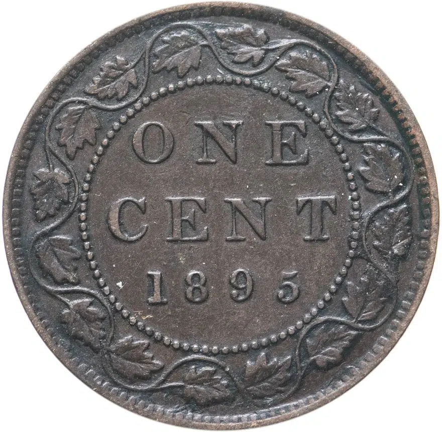 Канада 1 цент (cent) 1895, реверс