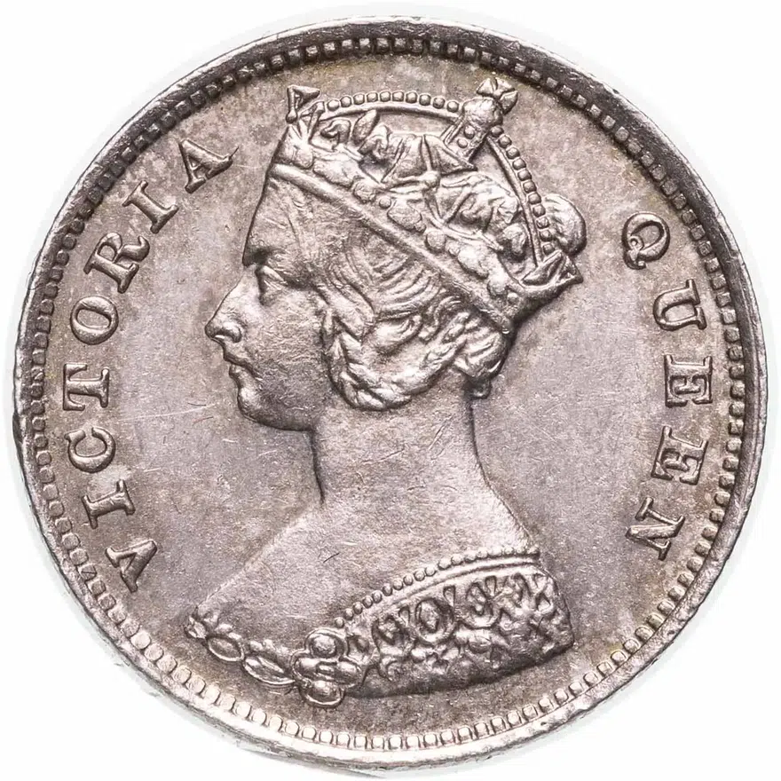 Гонконг 10 центов (cents) 1898, реверс