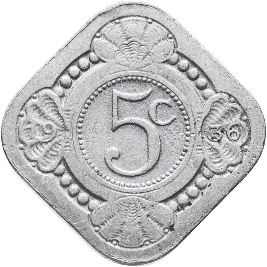 Нидерланды 5 центов (cents) 1936