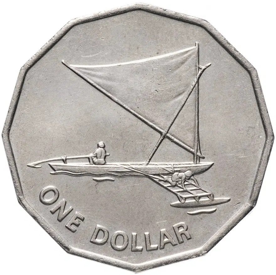 Кирибати 1 доллар (dollar) 1979, реверс
