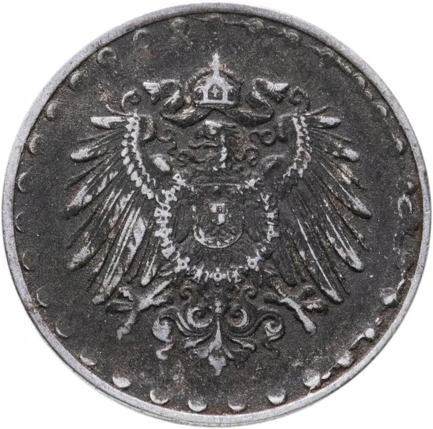 Германия 10 пфеннигов (pfennig) 1916 A  Железо /магнетик/