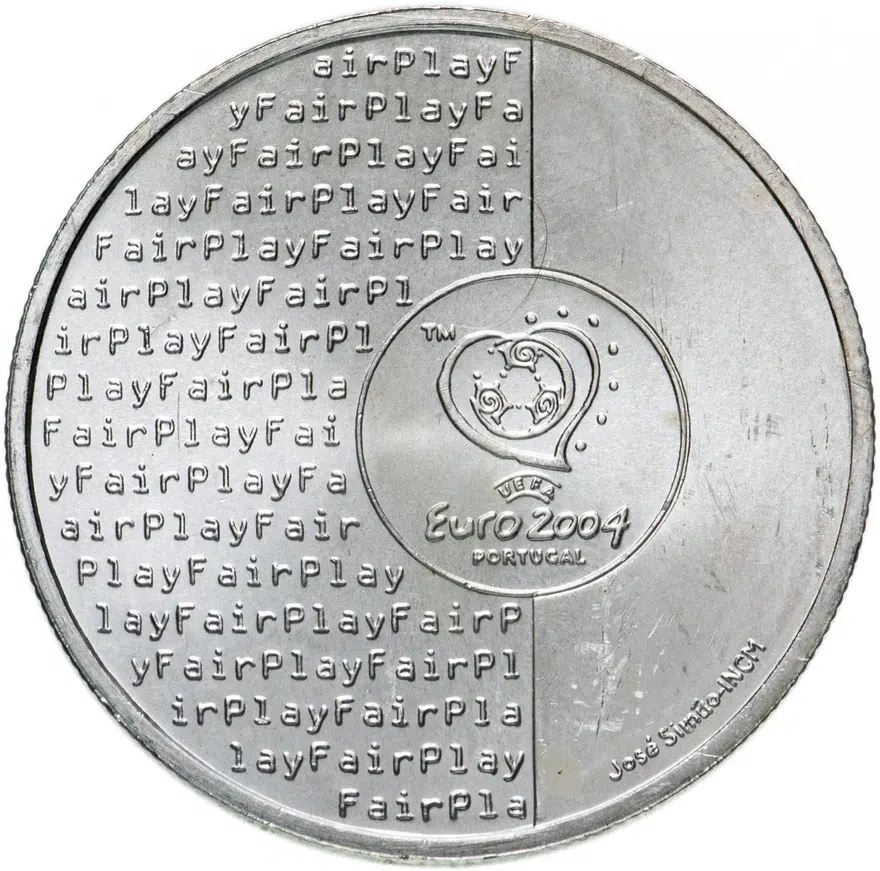 Португалия 8 евро 2003 "Евро 2004. Ценности футбола - Честная игра"