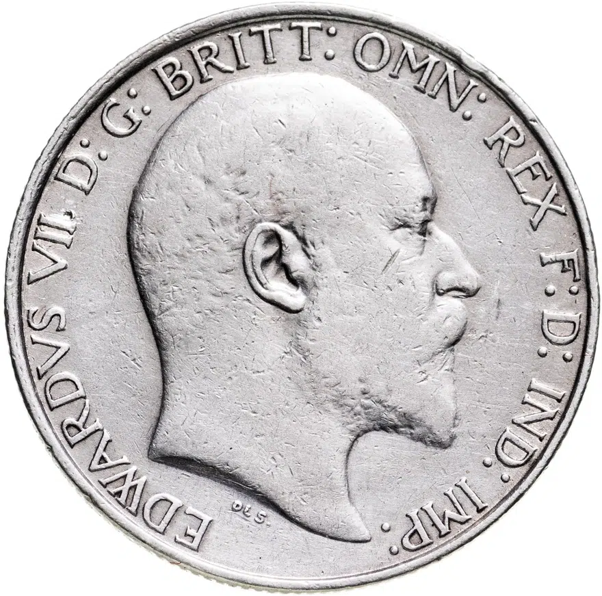 Великобритания 2 шиллинга (флорин, shillings) 1910, реверс