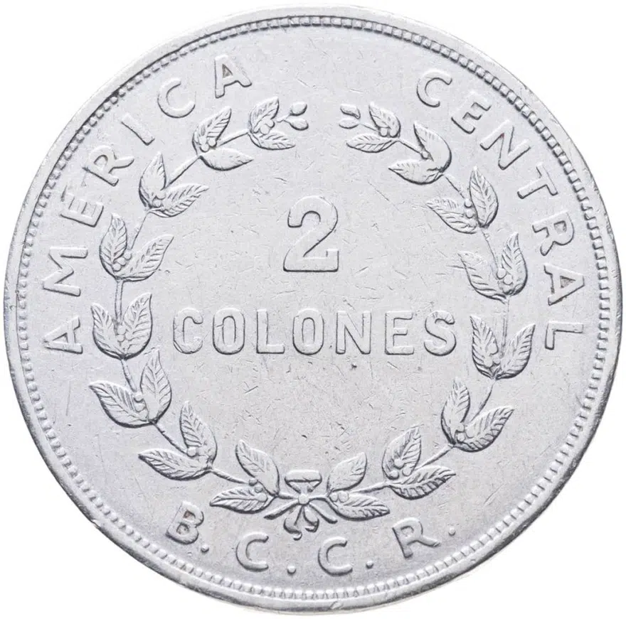 Коста-Рика 2 колона (colones) 1954