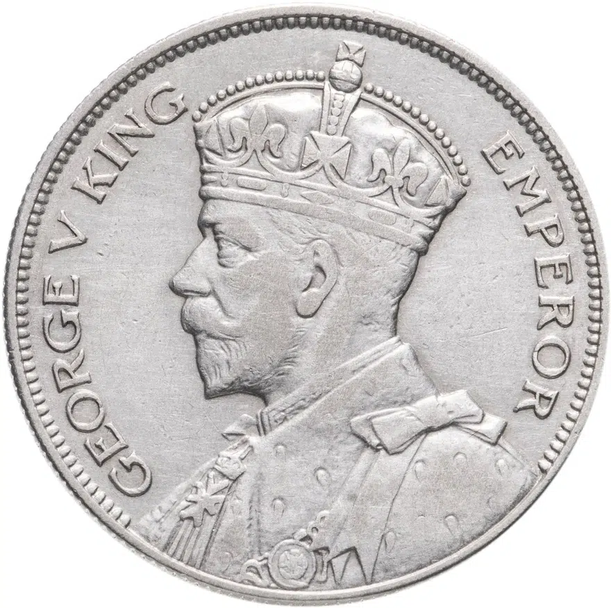 Новая Зеландия 1/2 кроны (crown) 1934