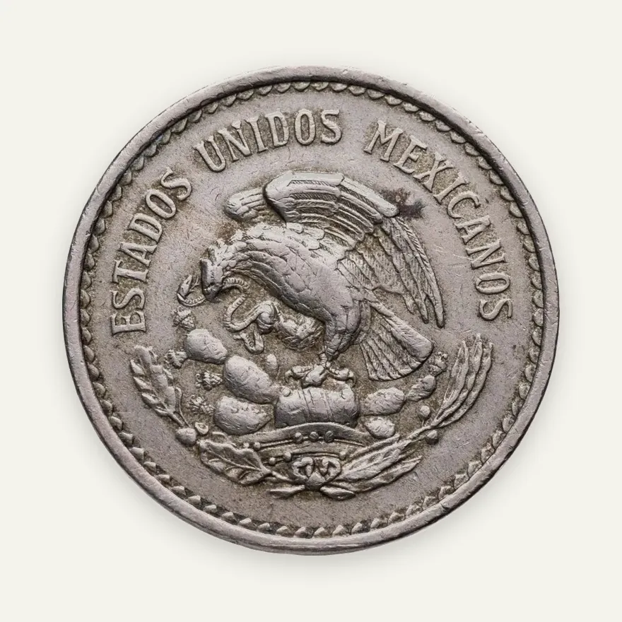 Мексика 10 сентаво (centavos) 1936, реверс