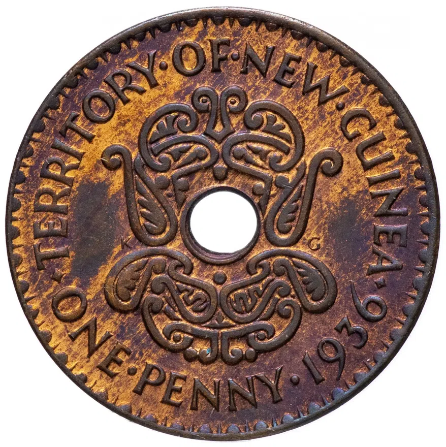 Новая Гвинея 1 пенни (penny) 1936