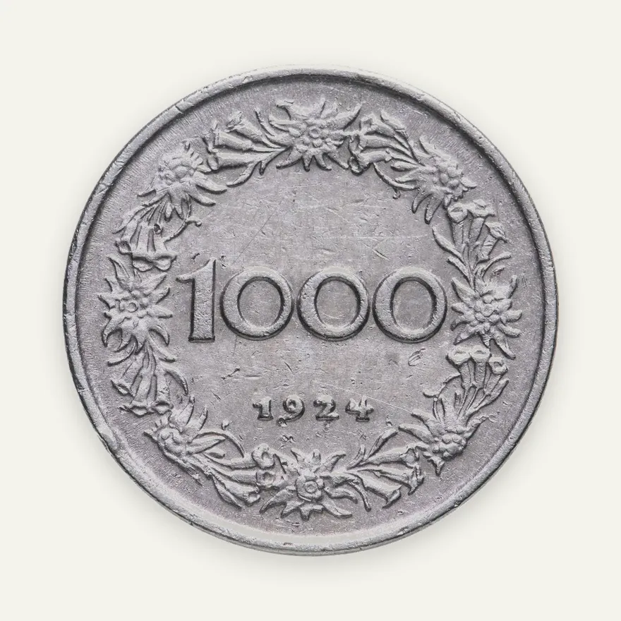 Австрия 1000 крон (kronen) 1924