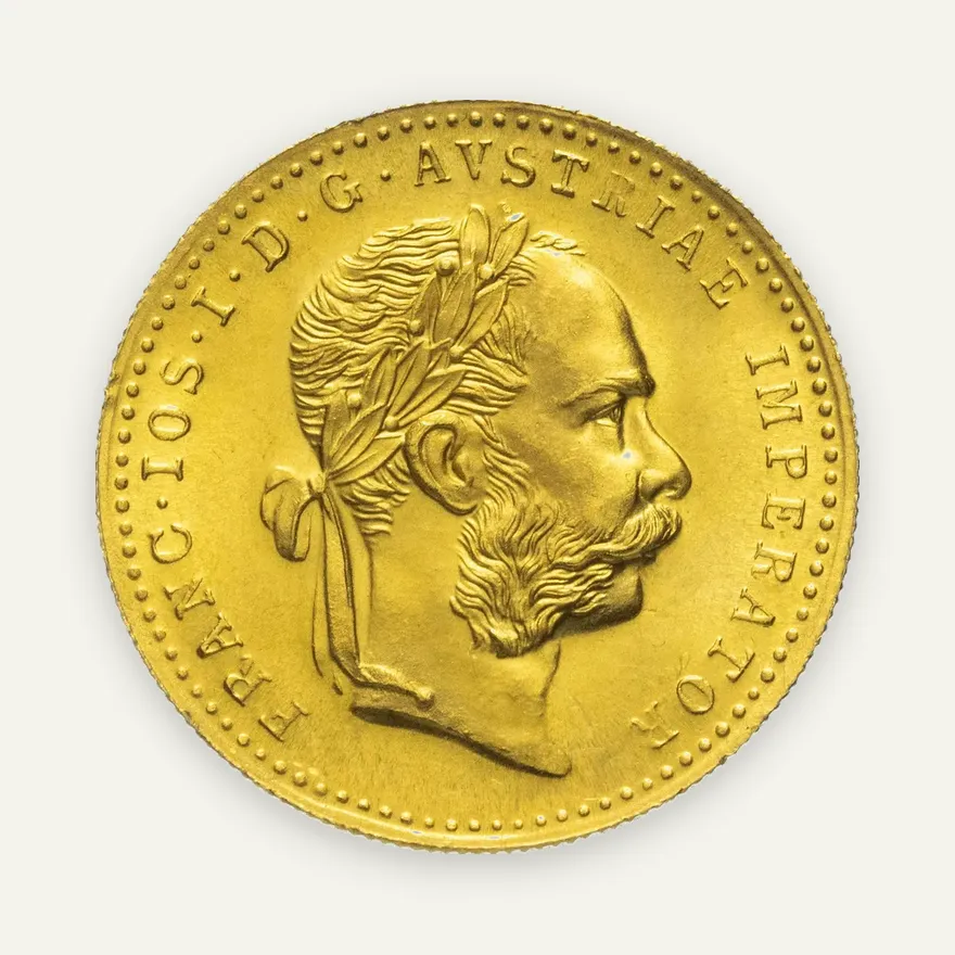 Австро-Венгрия 1 дукат 1915 рестрайк (новодел), монета для Венгрии
