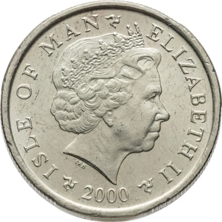 Остров Мэн 1 фунт (pound) 2000