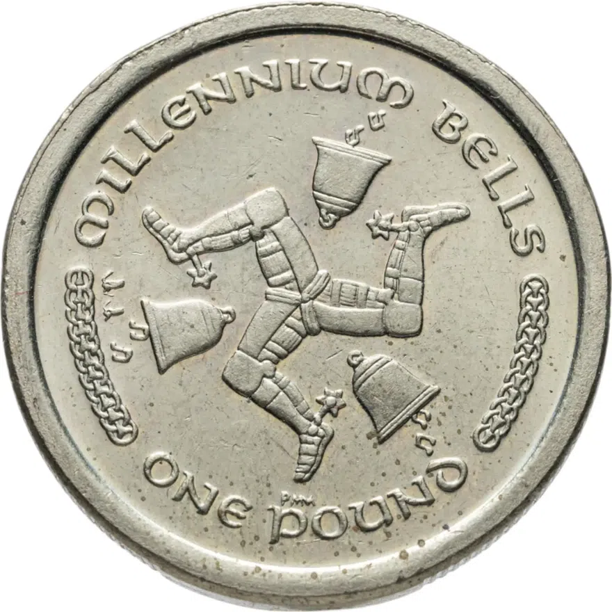 Остров Мэн 1 фунт (pound) 2000, реверс