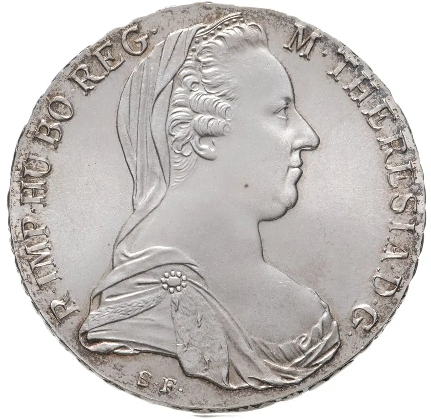1 талер (thaler) 1780  талер Марии Терезии рестрайк (новодел)