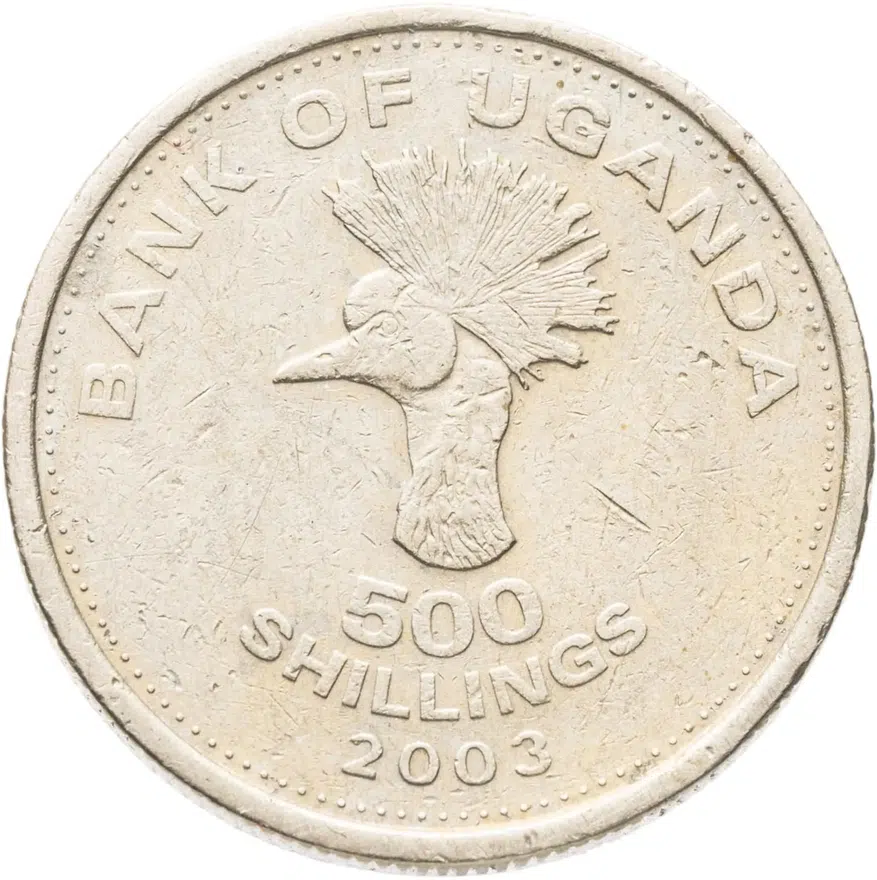 Уганда 500 шиллингов (shillings) 2003, реверс