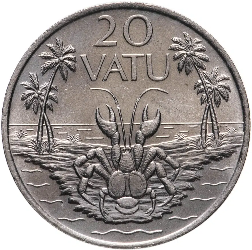 Вануату 20 вату (vatu) 1990, реверс
