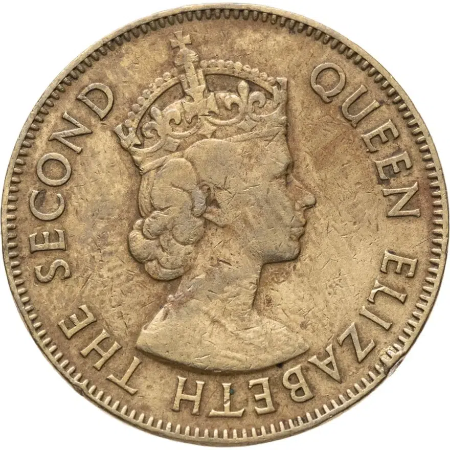 Ямайка 1 пенни (penny) 1962, реверс