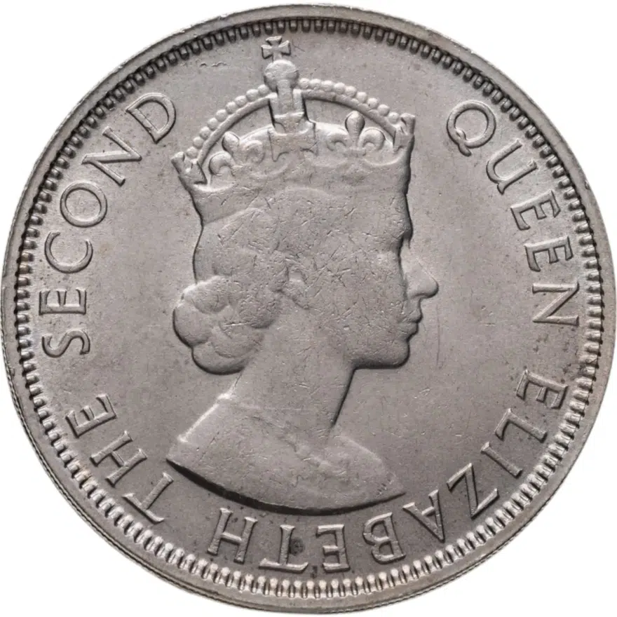 Малайя и Британское Борнео 50 центов (cents) 1954, реверс