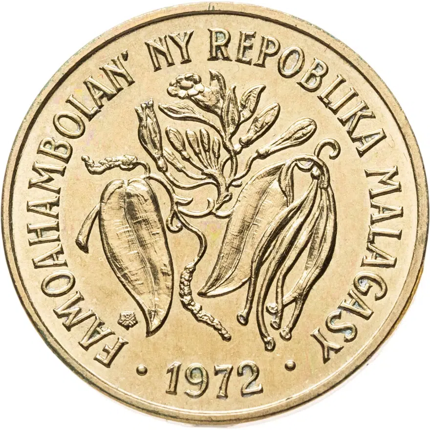 Мадагаскар 10 франков (francs) 1972, реверс