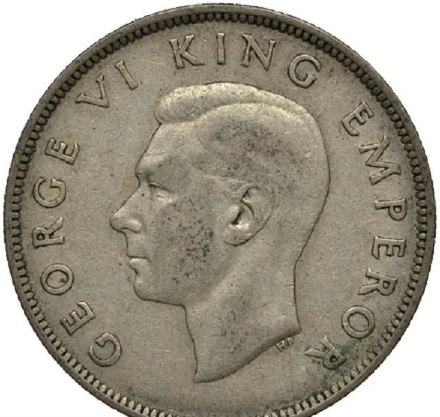 Новая Зеландия 1/2 кроны (crown) 1945