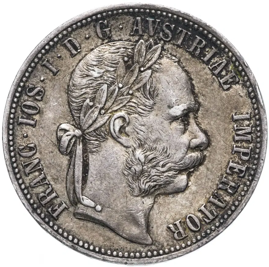 Австрия 1 флорин (florin) 1890, аверс