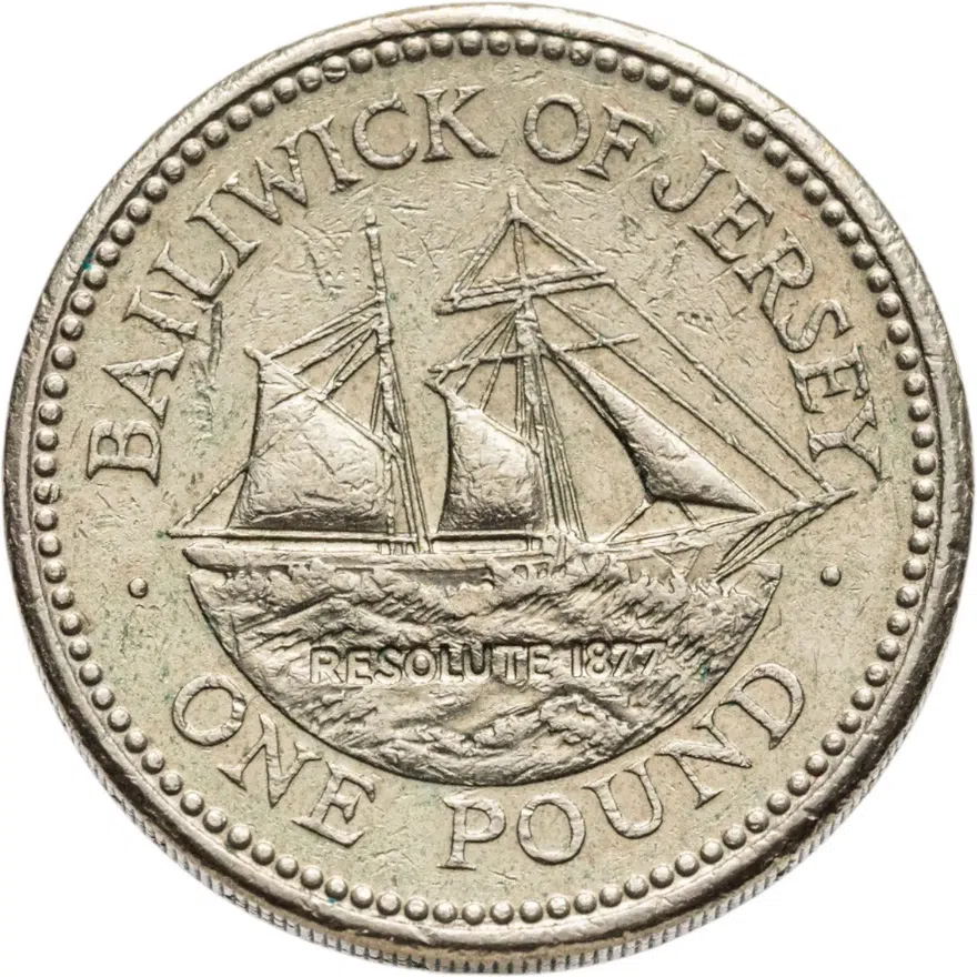 Джерси 1 фунт (pound) 1998, реверс