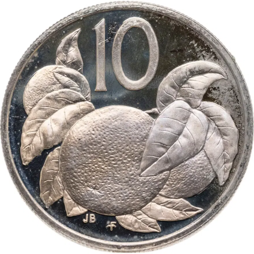 Острова Кука 10 центов (cents) 1976 Proof