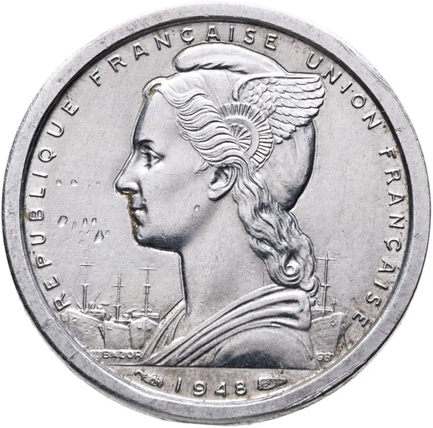 Камерун 1 франк (franc) 1948